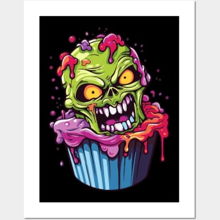 Zombie Cupcake Posters and Art